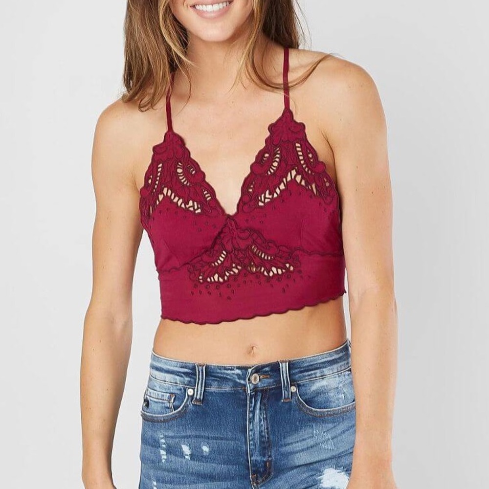 SOLD. NWT Embroidered Bralette